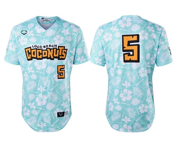 Men's Coconuts Active Player Custom Stitched Baseball Jersey